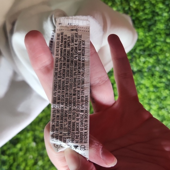 COPY - White Mini Dress with Adjustable Spaghetti Straps by Forever 21 - Size L… - Picture 8 of 8